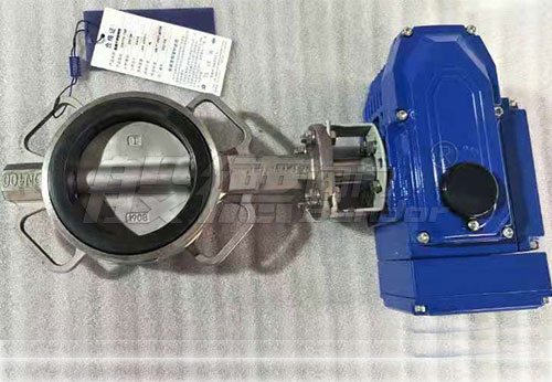 江蘇某公司采購(gòu)般德不銹鋼對(duì)夾電動(dòng)蝶閥