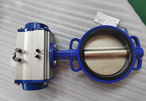 浙江某公司采購般德氣動(dòng)對(duì)夾蝶閥